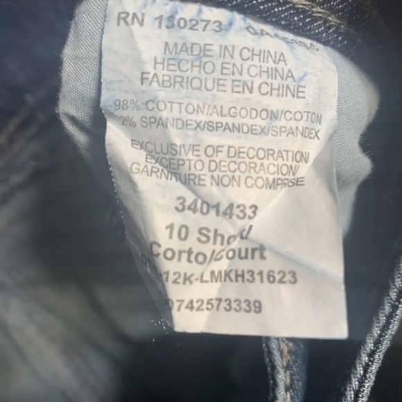 Lee Slender Secret Lower On The Waist Blue Stretch Jeans Size 10 Short Inseam 28 - Picture 6 of 6